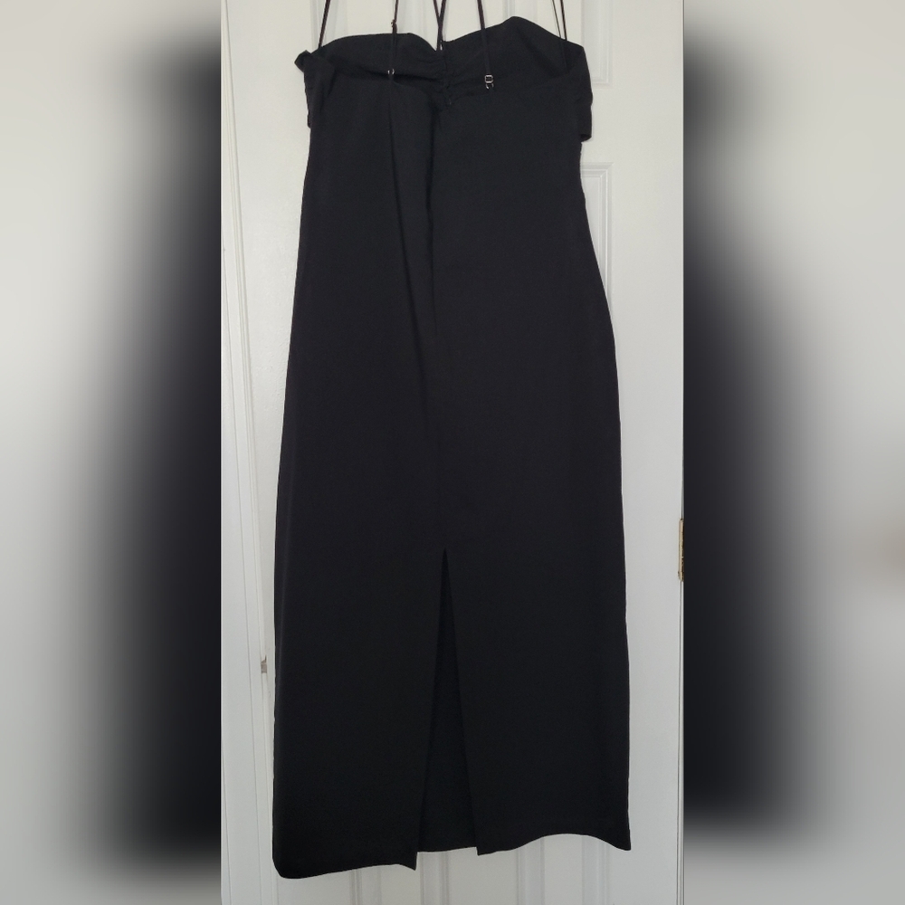 Zara Sophisticated Black Maxi Dress. - Picture 6 of 6